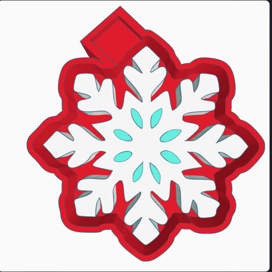 Winter snowflake freshie mold