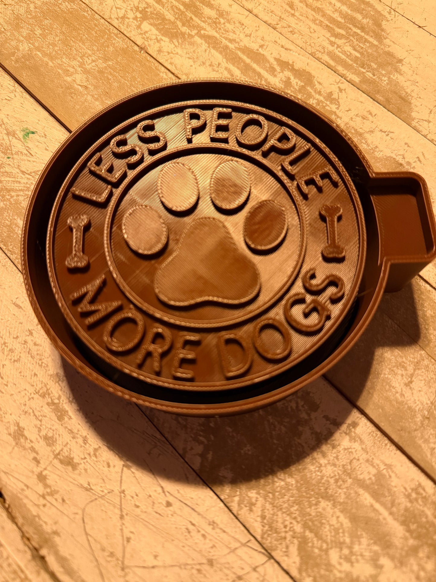 Less people more dogs mold