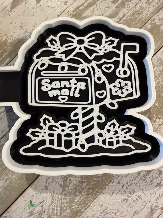 Santa mailbox mold