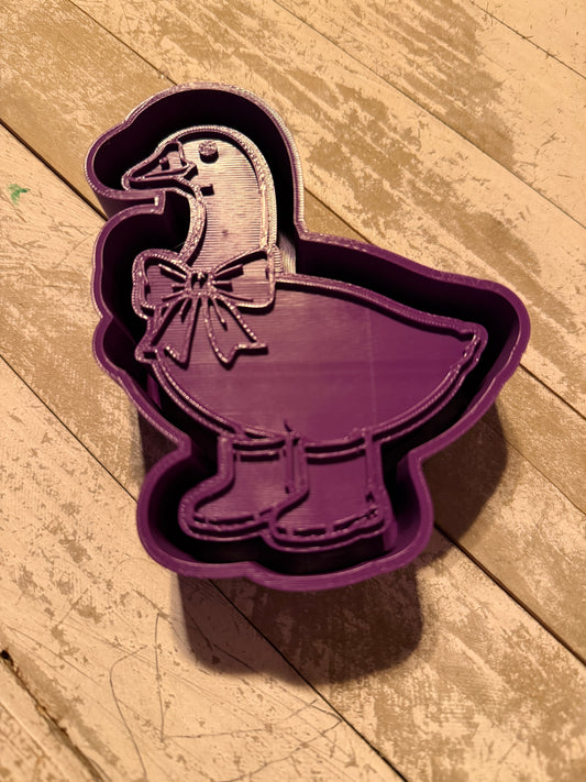 Goose with bow mold