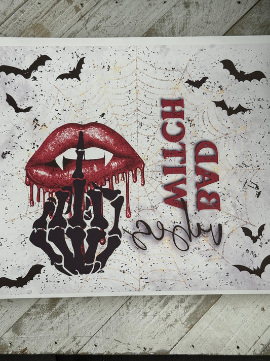 Bad witch vibes 20 oz sublimation wraps