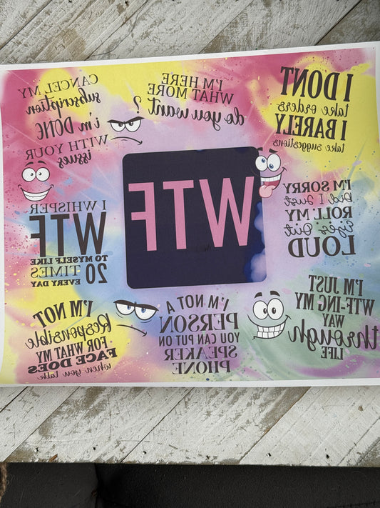 Wtf 20oz sublimation wrap