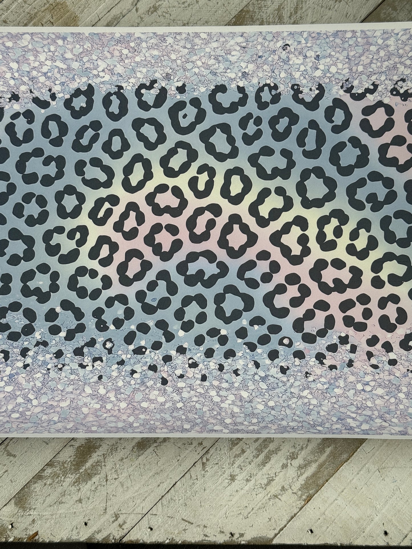 Colorful leopard 20oz sublimation wraps