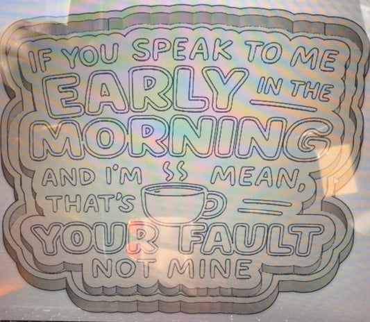 Early morning coffee mold