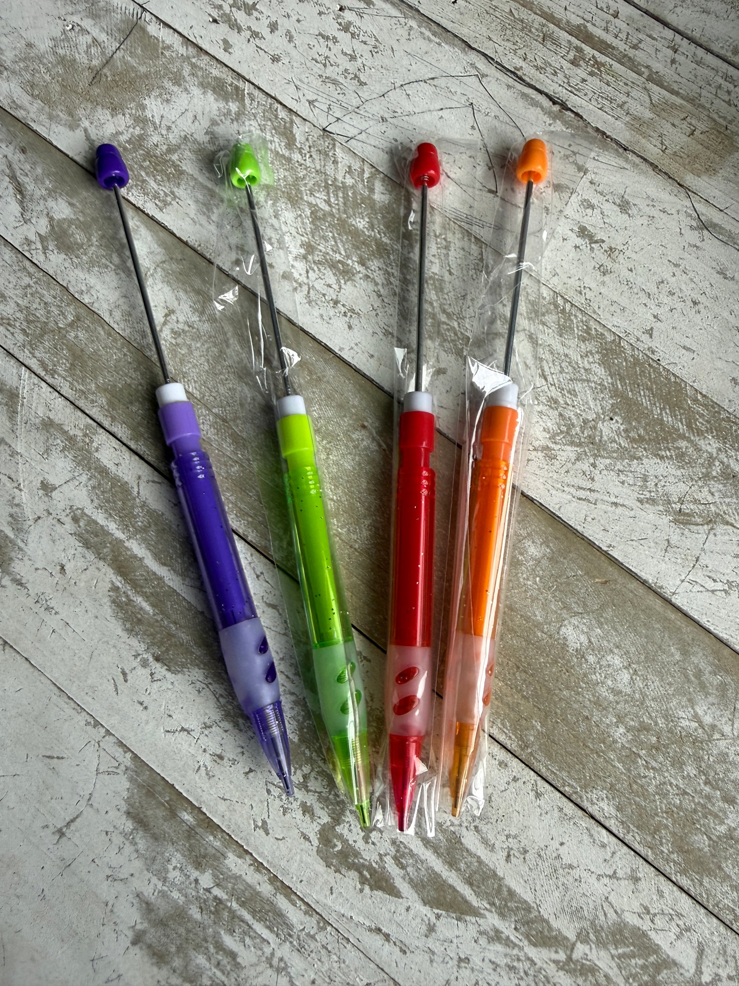 Beadable mechanical pencil