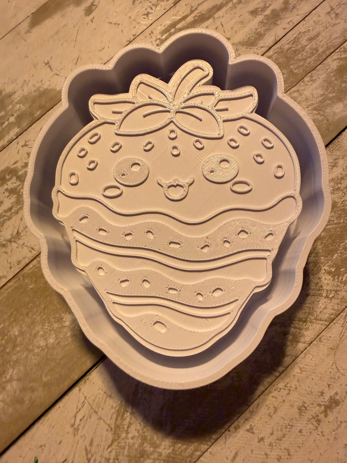 Chocolate covered strawberry mold