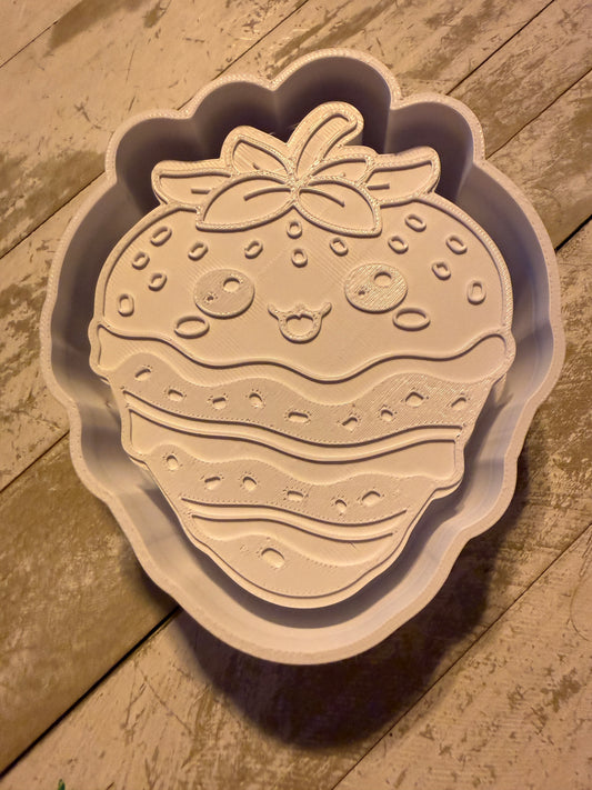 Chocolate covered strawberry mold
