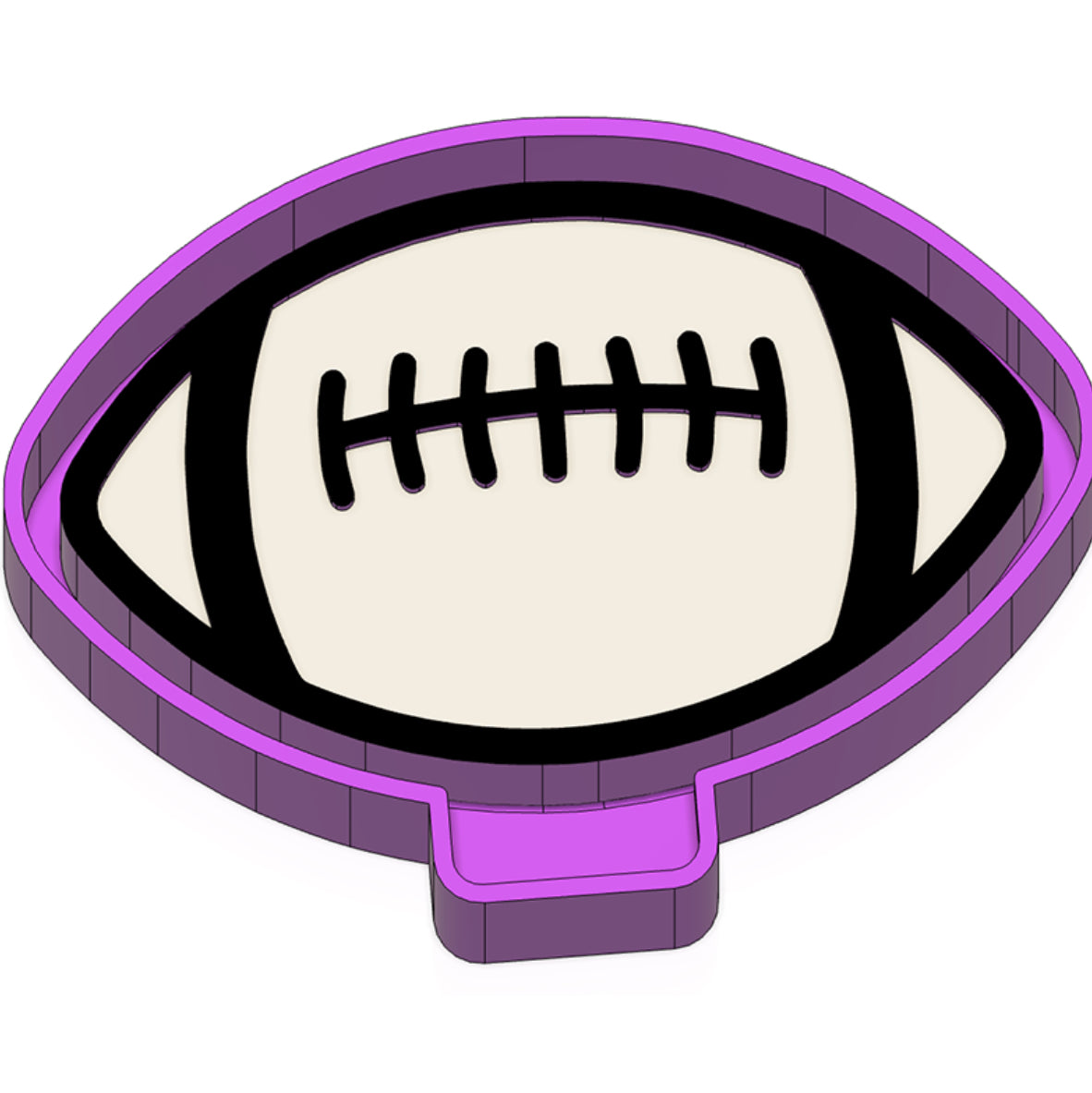 Football freshie mold