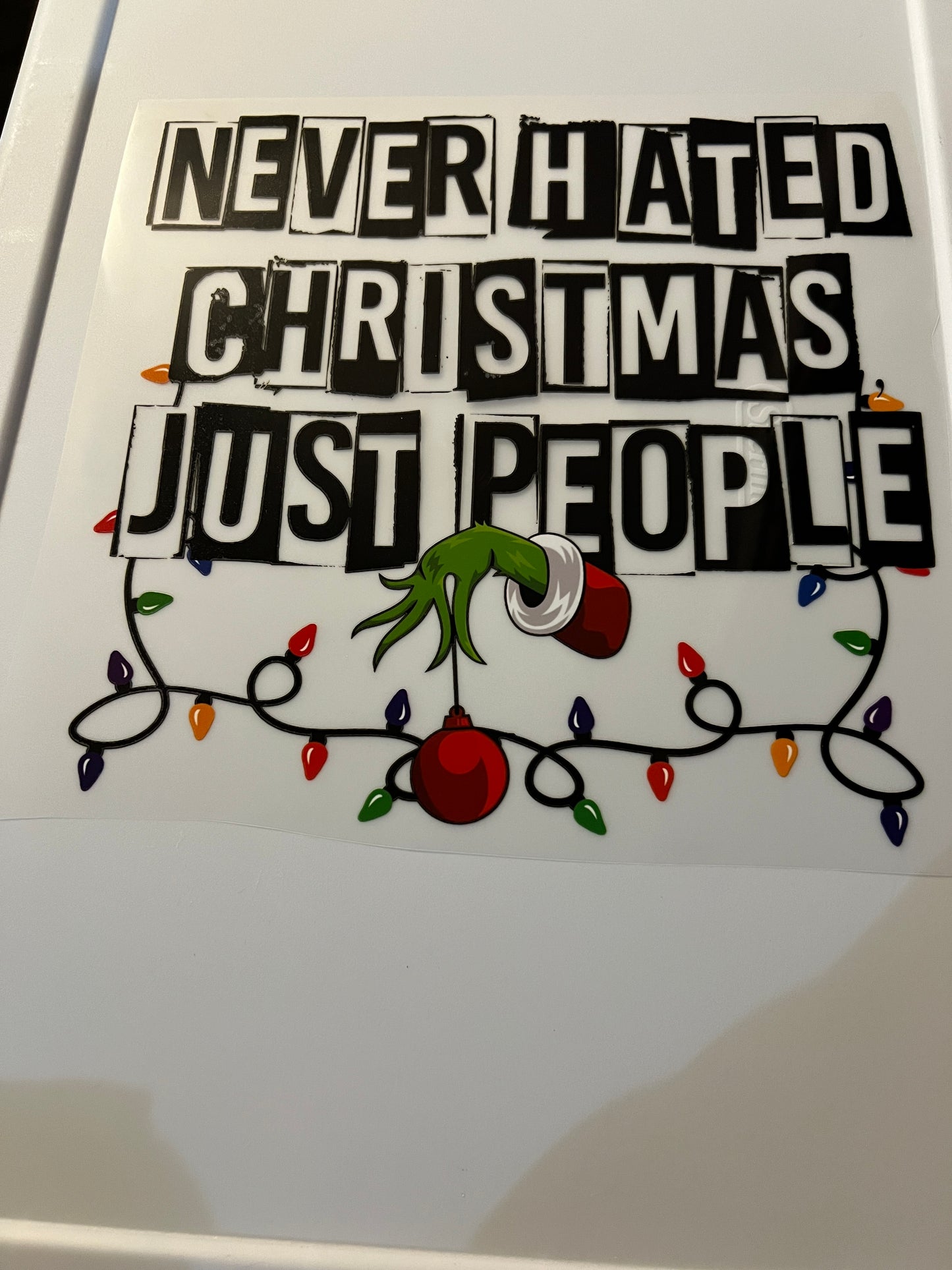 Never hated Christmas just people design