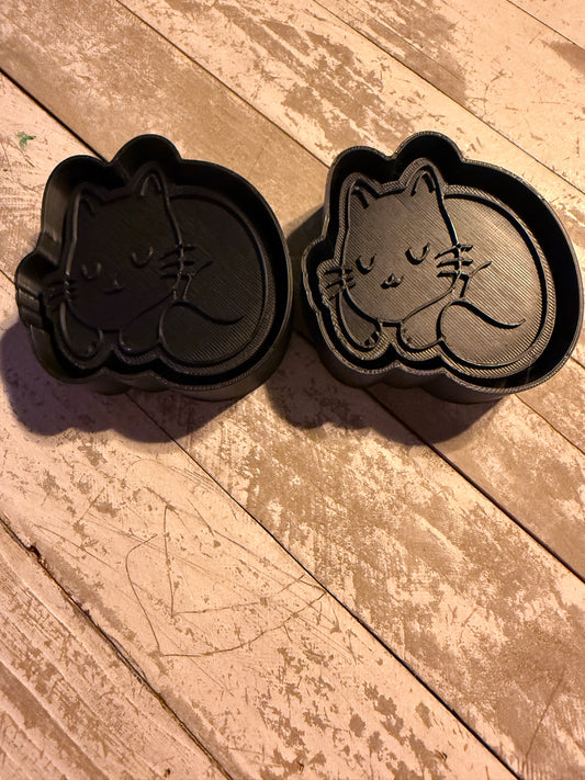 Sleeping cat vent clips mold
