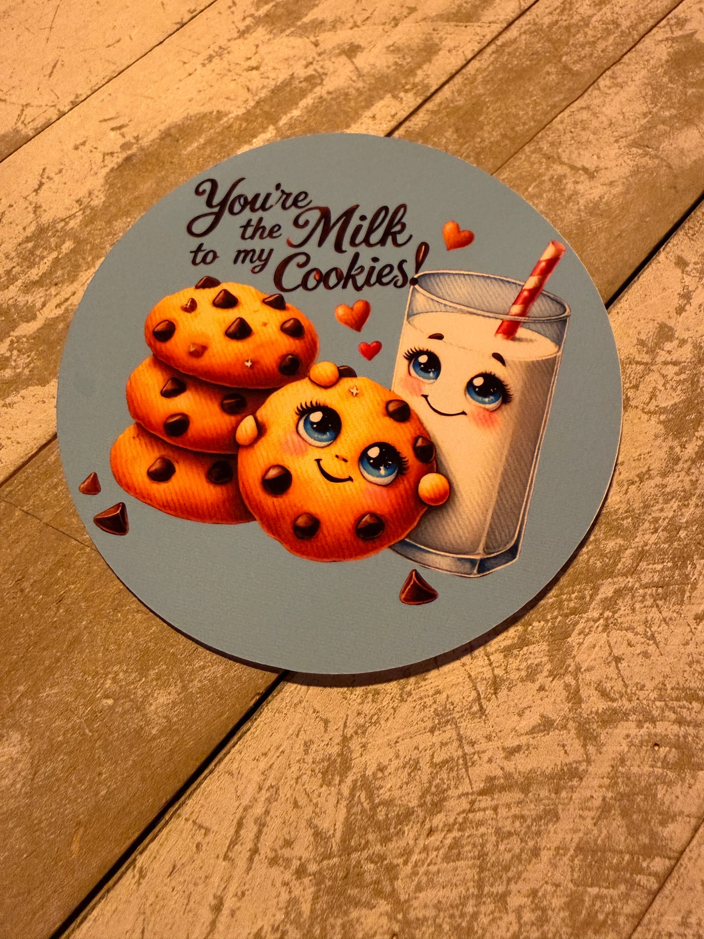 You’re the milk to my cookies cardstock
