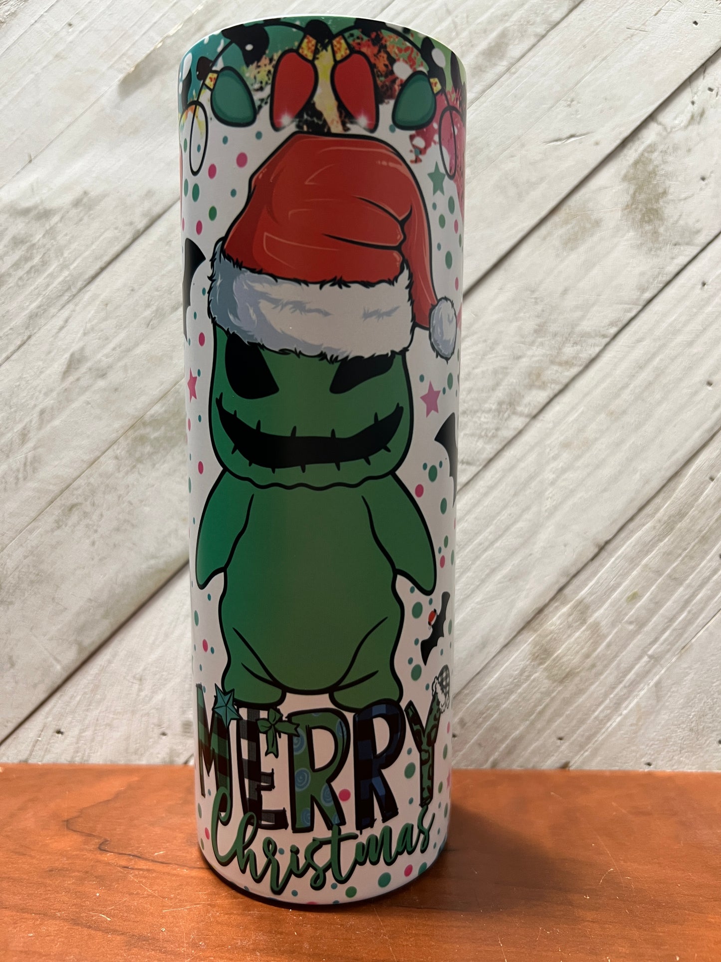Oogie Christmas 20oz tumbler