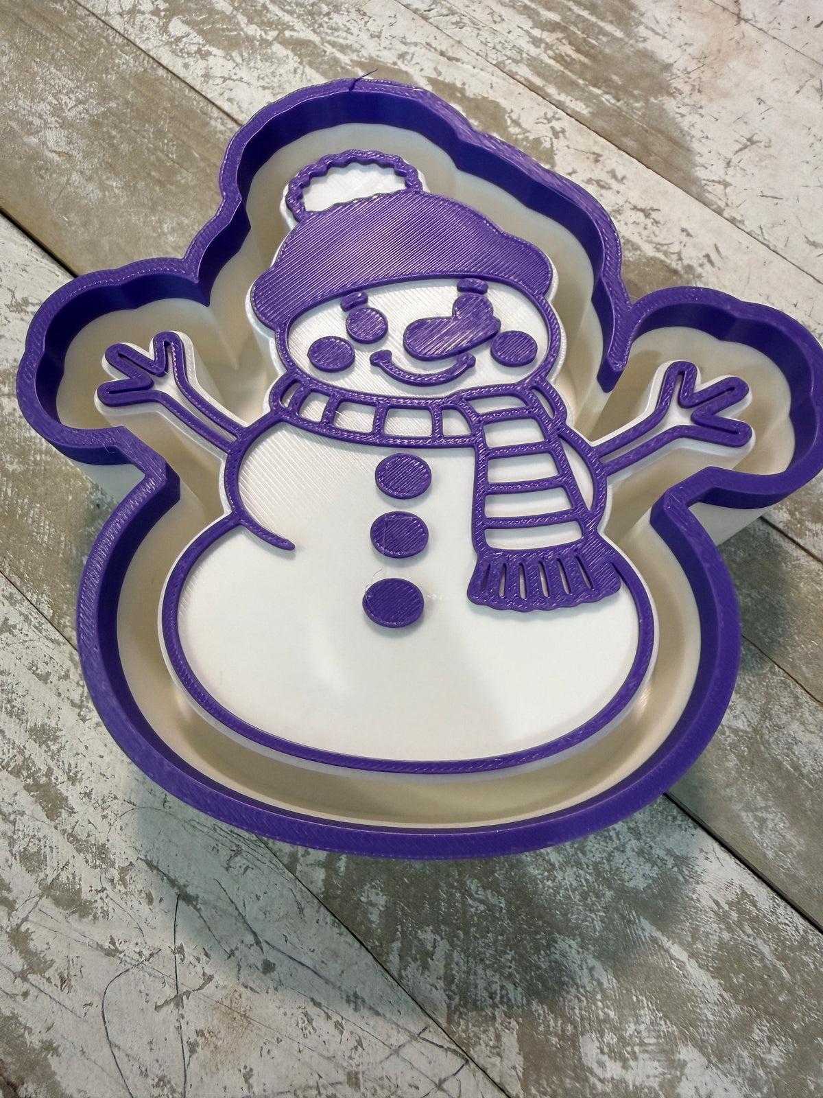 Mr snowman mold