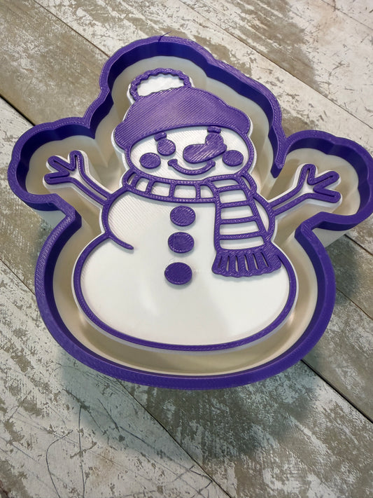 Mr snowman mold