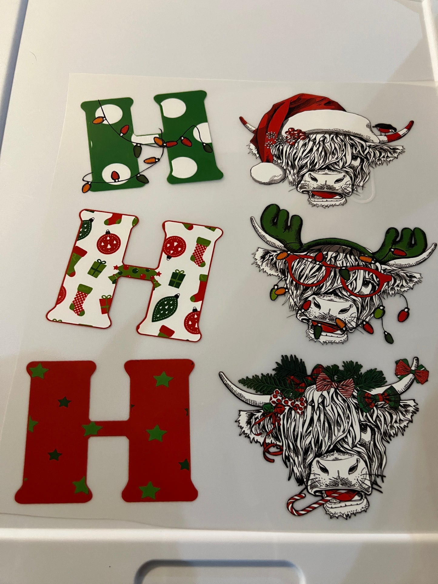 Cow ho ho go design