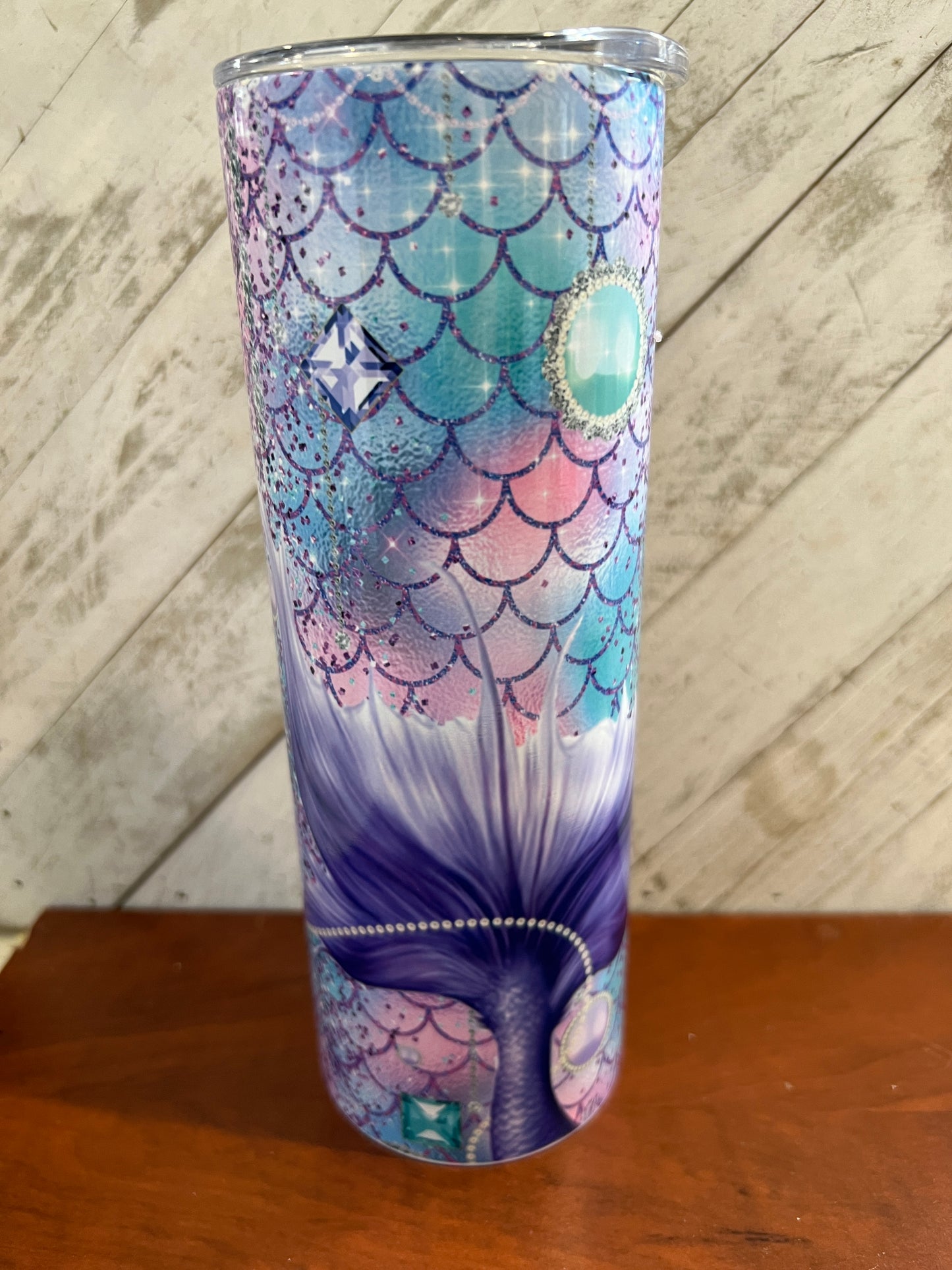 Mermaid tail 20oz tumbler