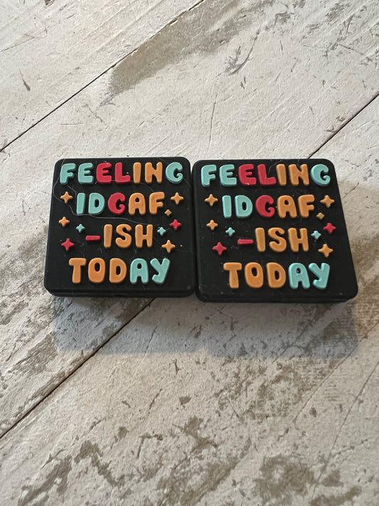 Idgaf ish today focal beads