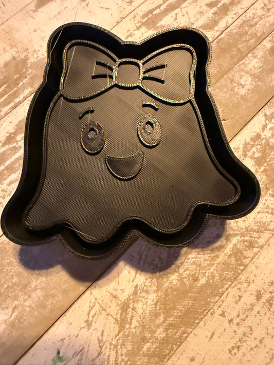 Baby ghost with bow mold