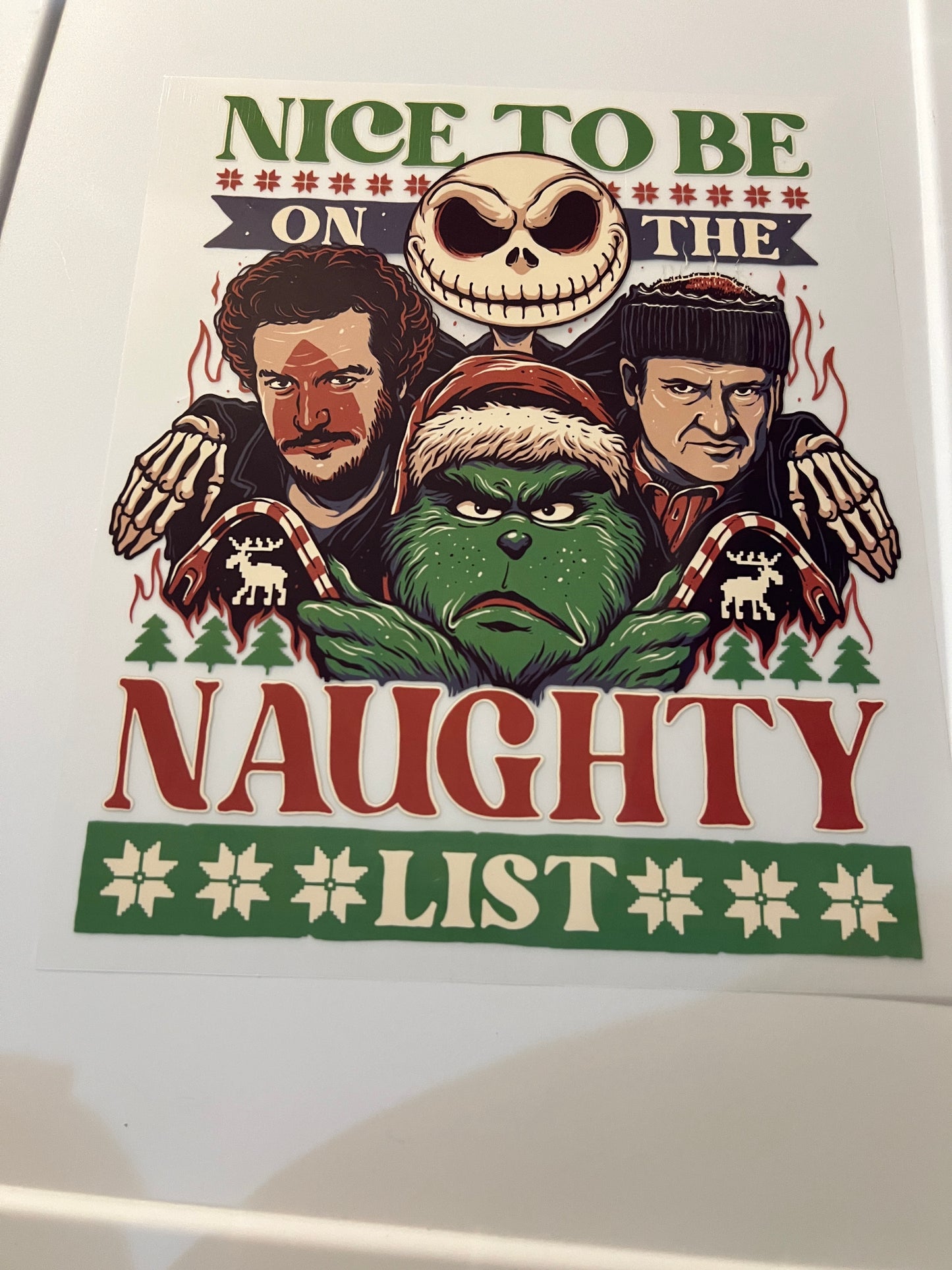 Naughty list design