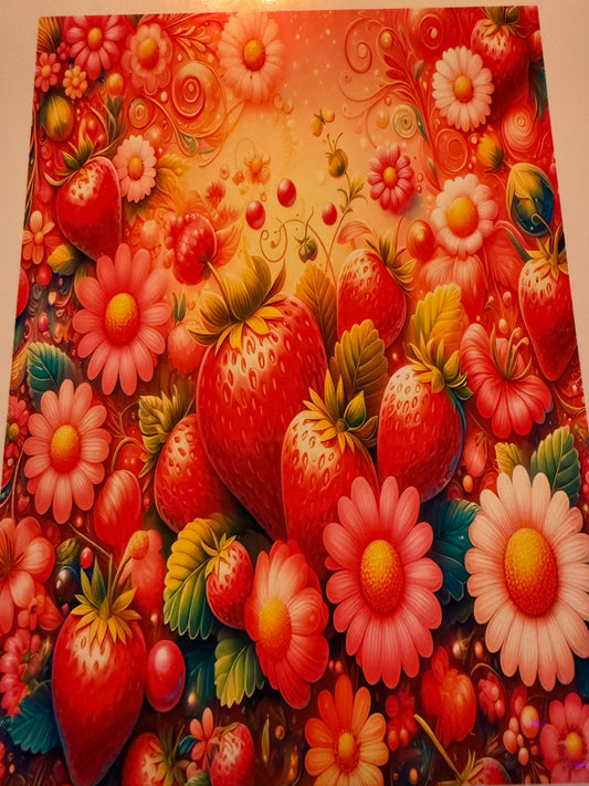 Strawberry field notebook