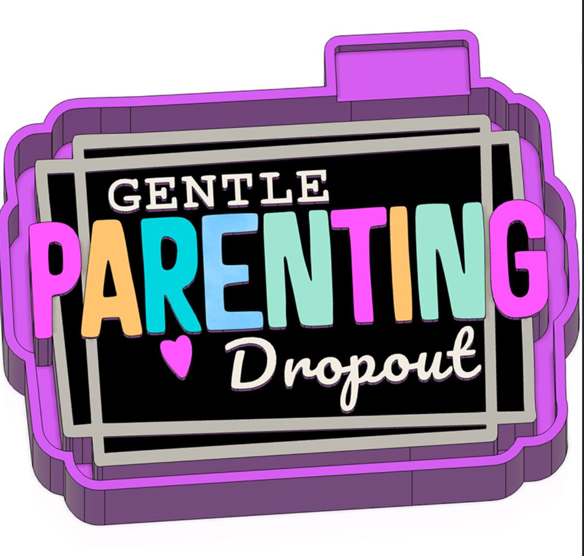 Gentle parenting Freshie mold