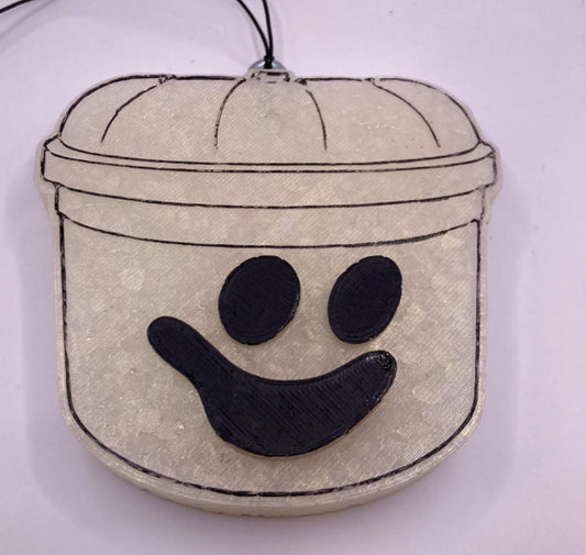 Halloween pumpkin bucket freshie mold