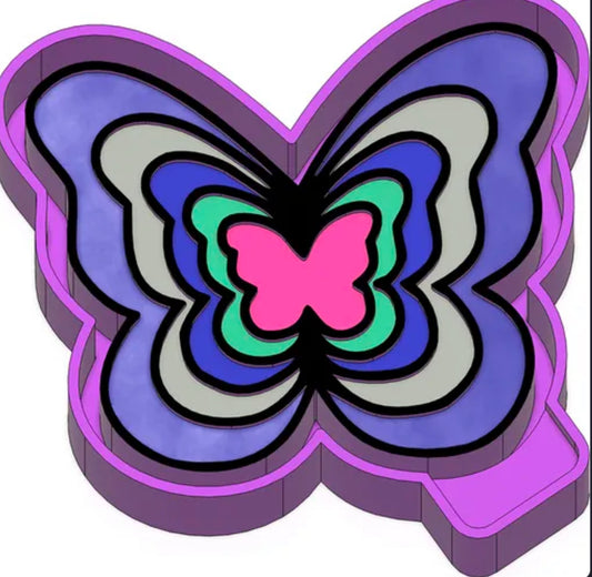 Butterfly 3 freshie mold
