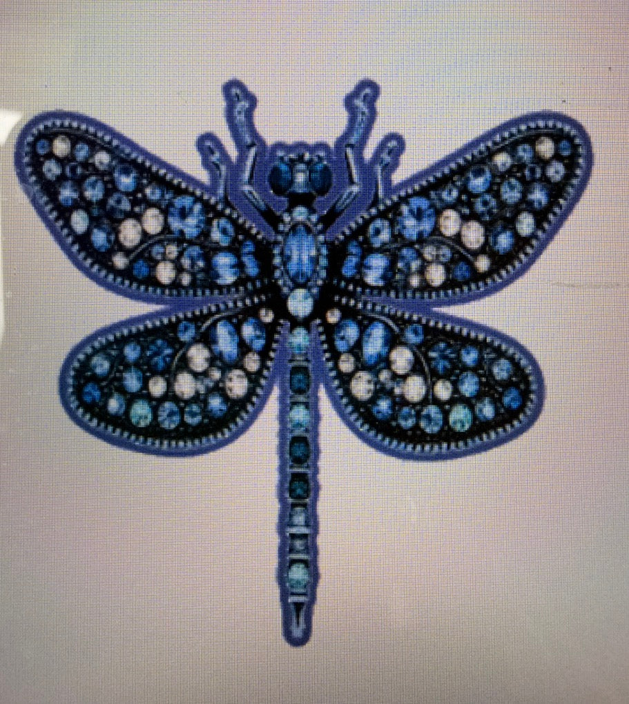 Dragonfly cardstock mold