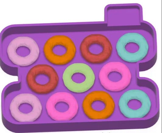 Circle wax melt mold