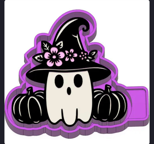 Ghosty witch freshie mold