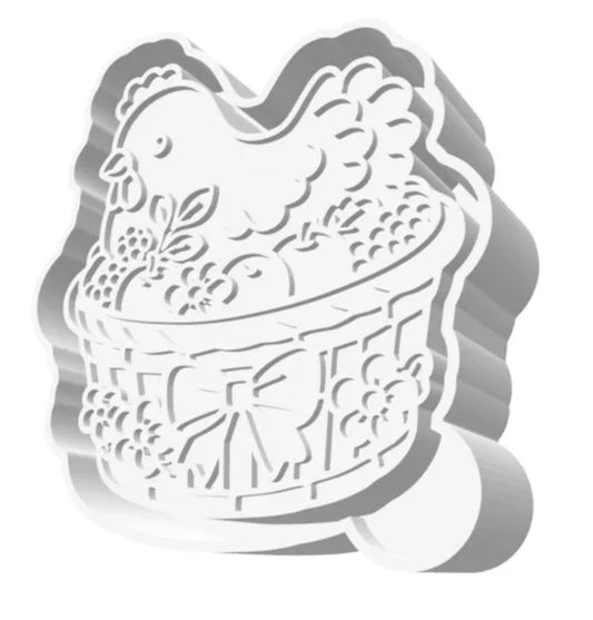 Chicken on basket mold