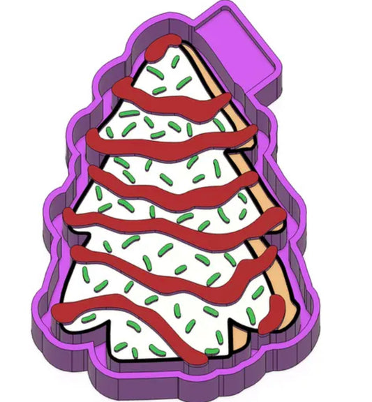 Christmas tree cake freshie mold