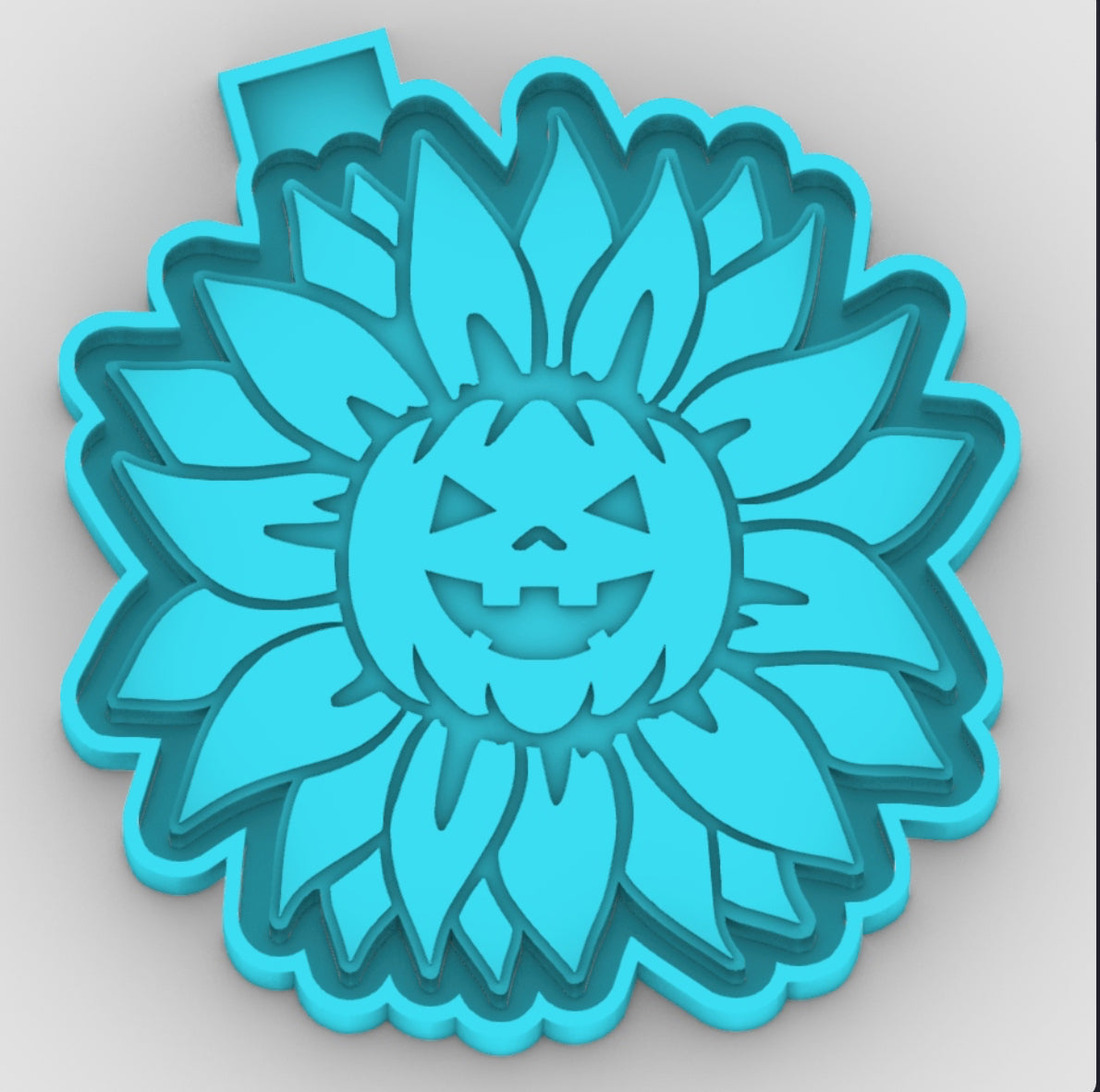 Sunflower pumpkin freshie mold