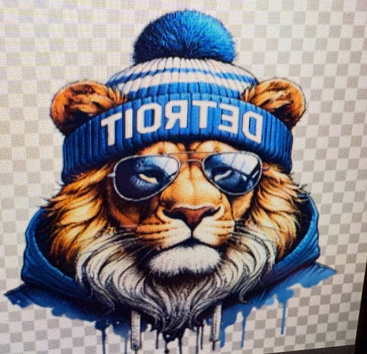 Lion face transfer