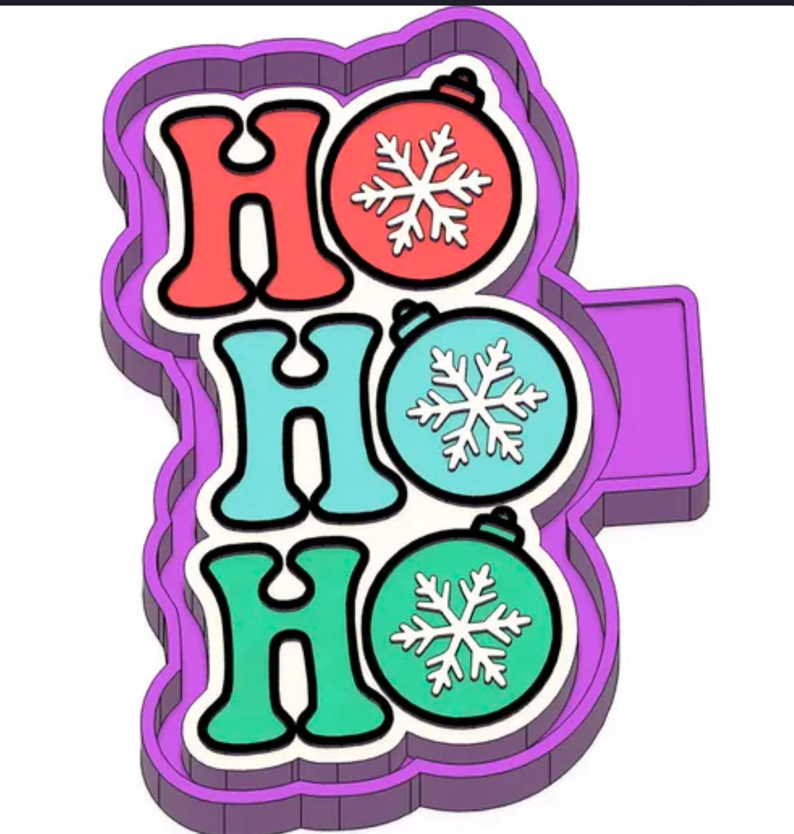 Ho ho ho freshie mold