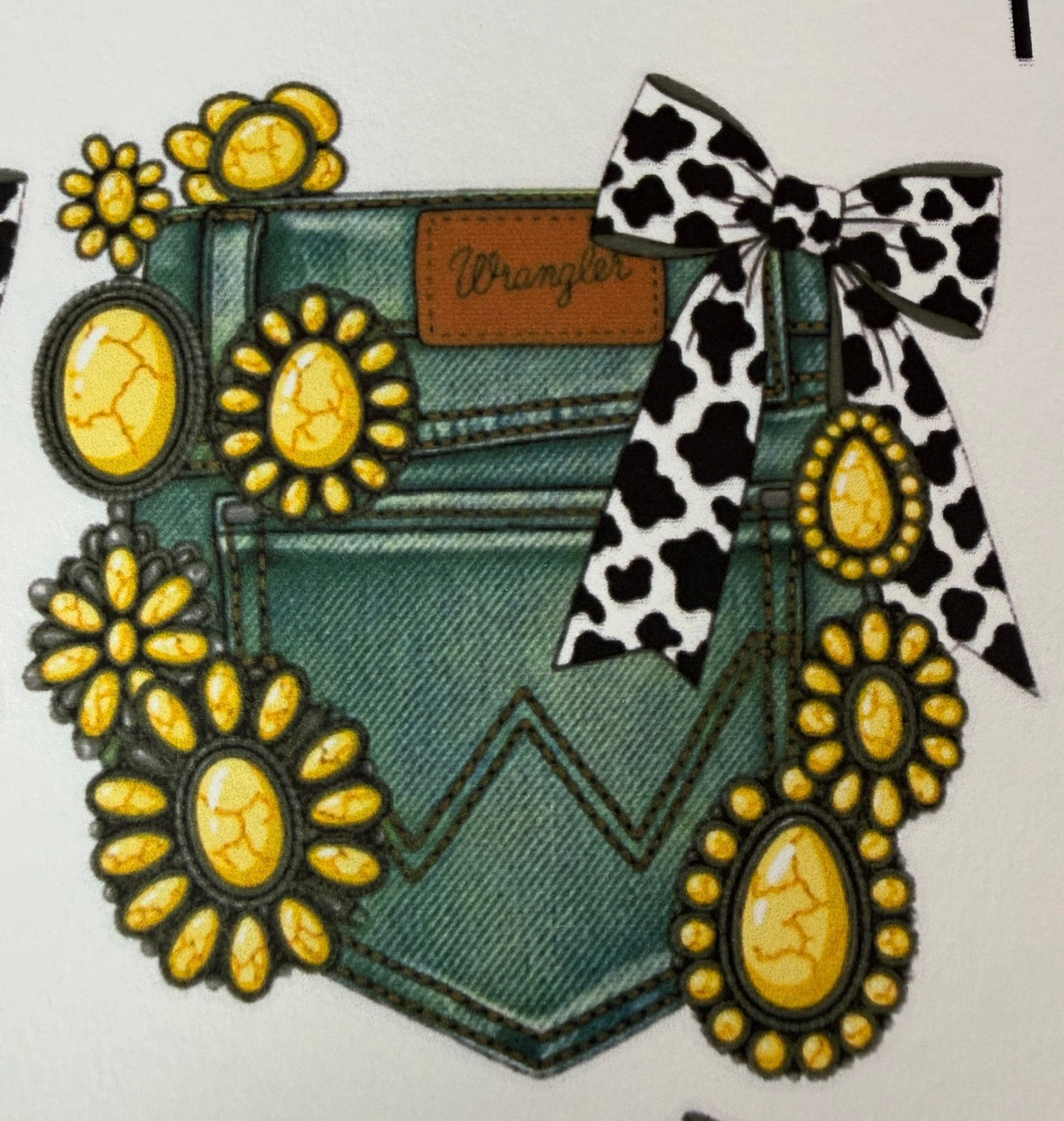 Jean pocket cardstock