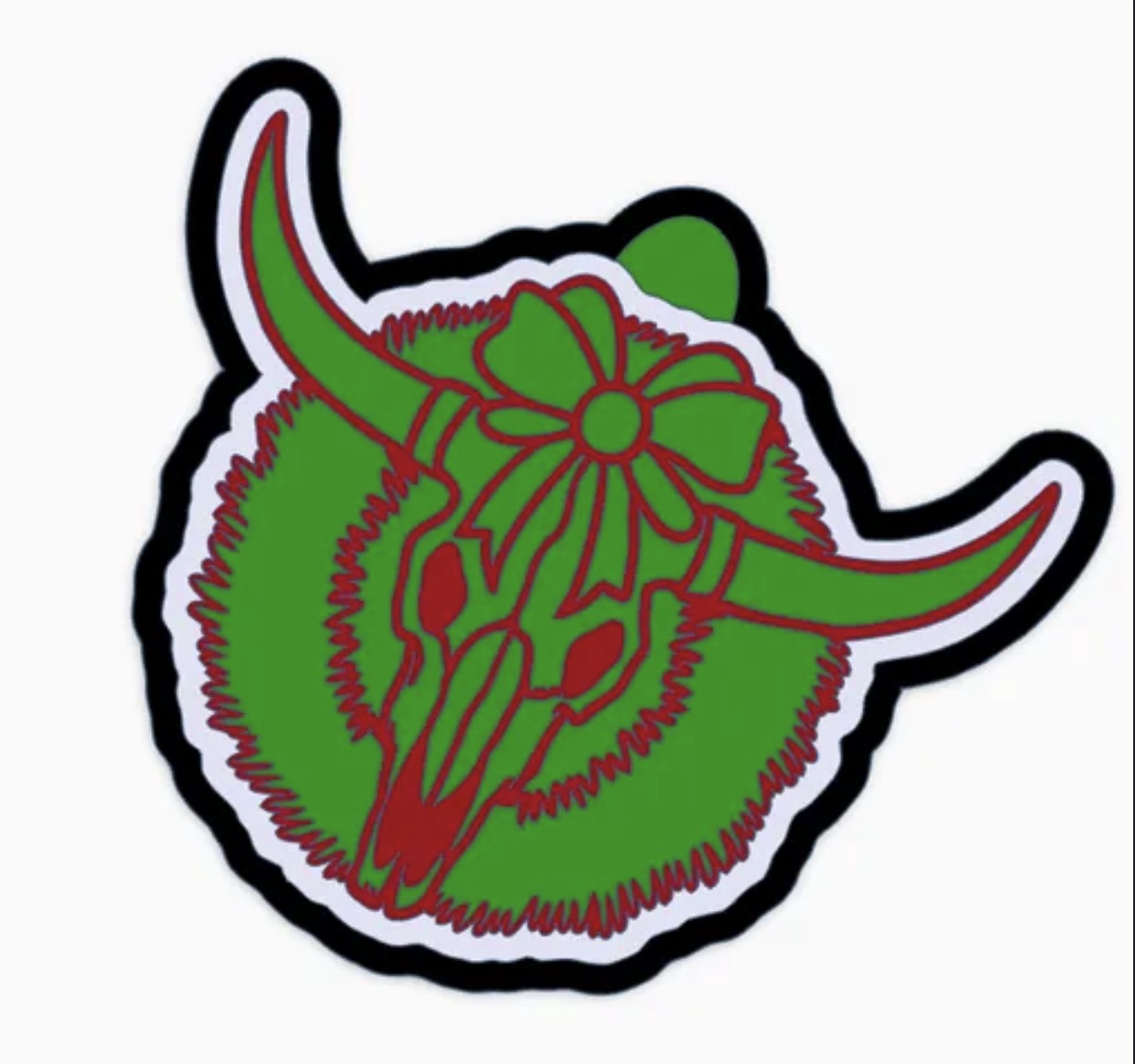 Bull with wreath mold