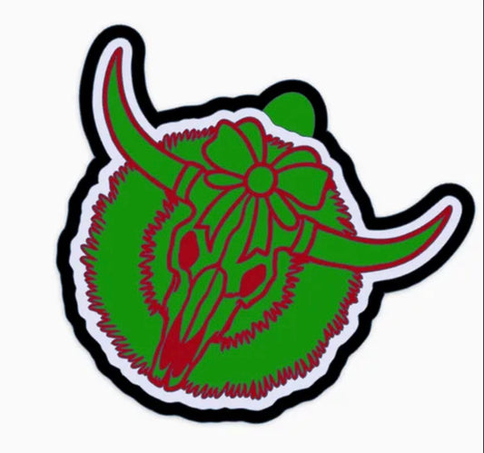 Bull with wreath mold