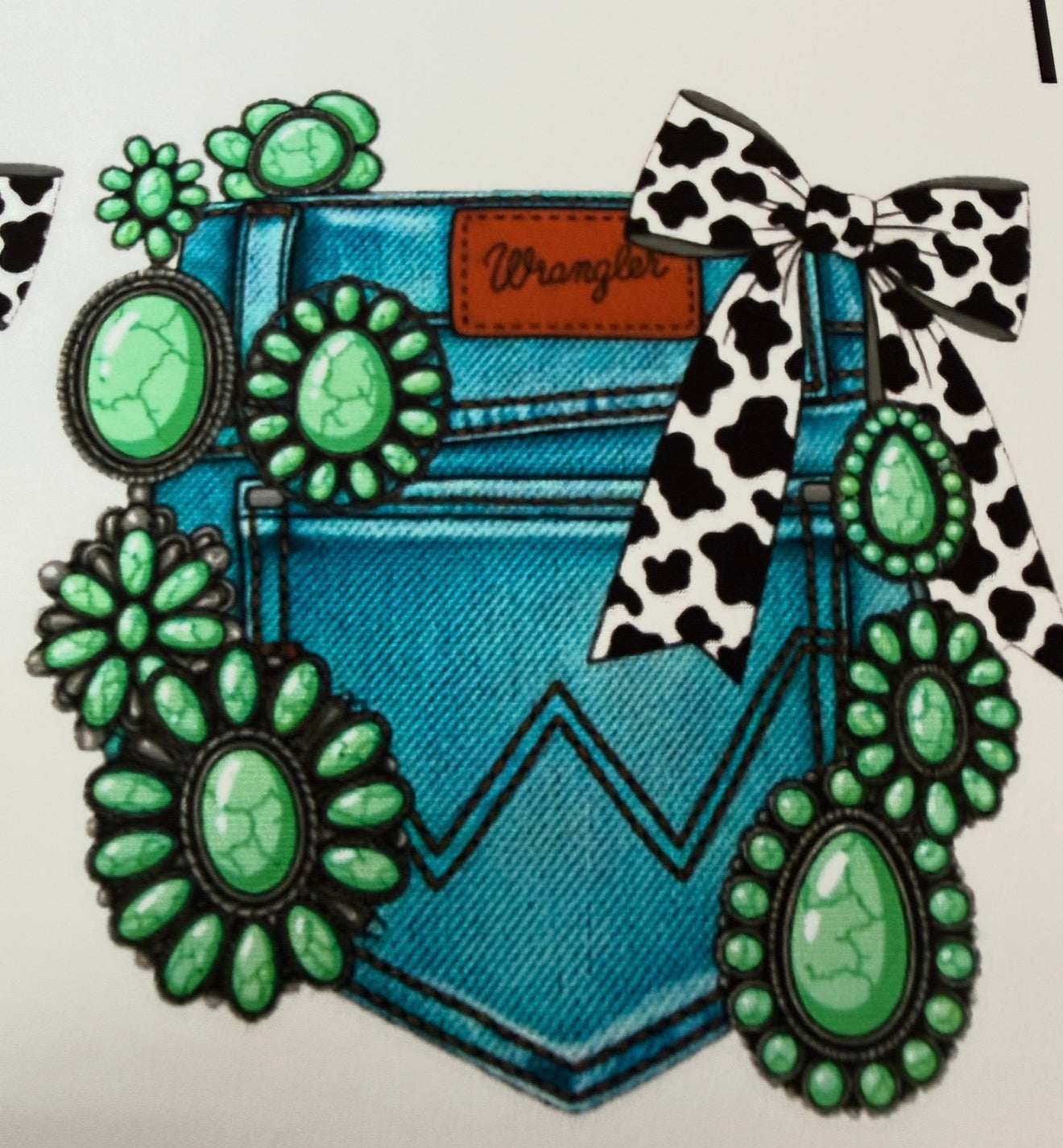 Jean pocket cardstock