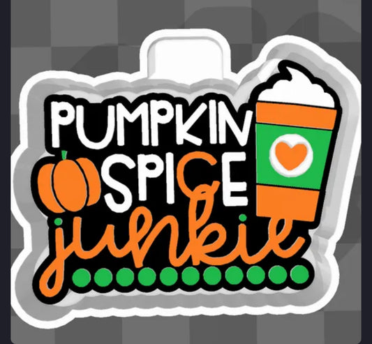 Pumpkin spice junkie freshie mold