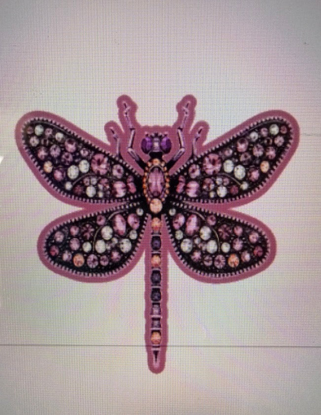 Dragonfly cardstock mold