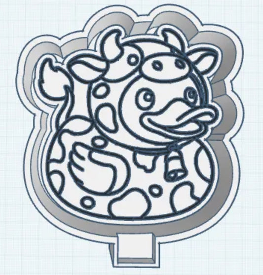 Cow duck freshie mold