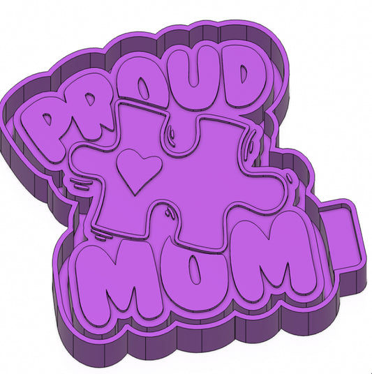 Proud autism mom Freshie mold