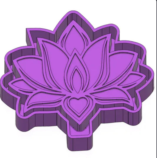 Lotus flower freshie mold