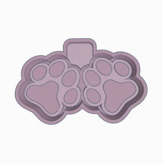 Paw print vent clips molds