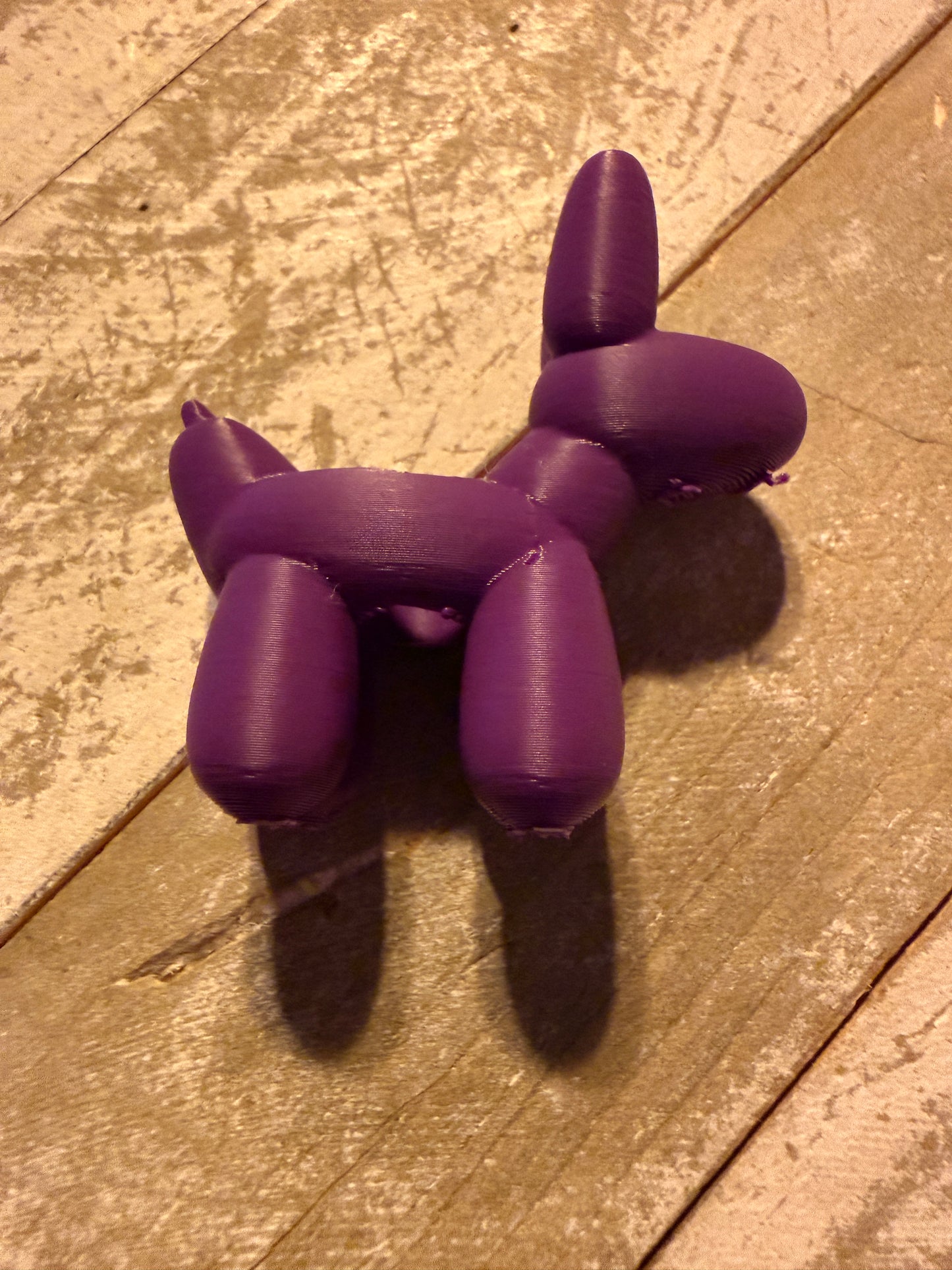 Balloon dog straw toppers