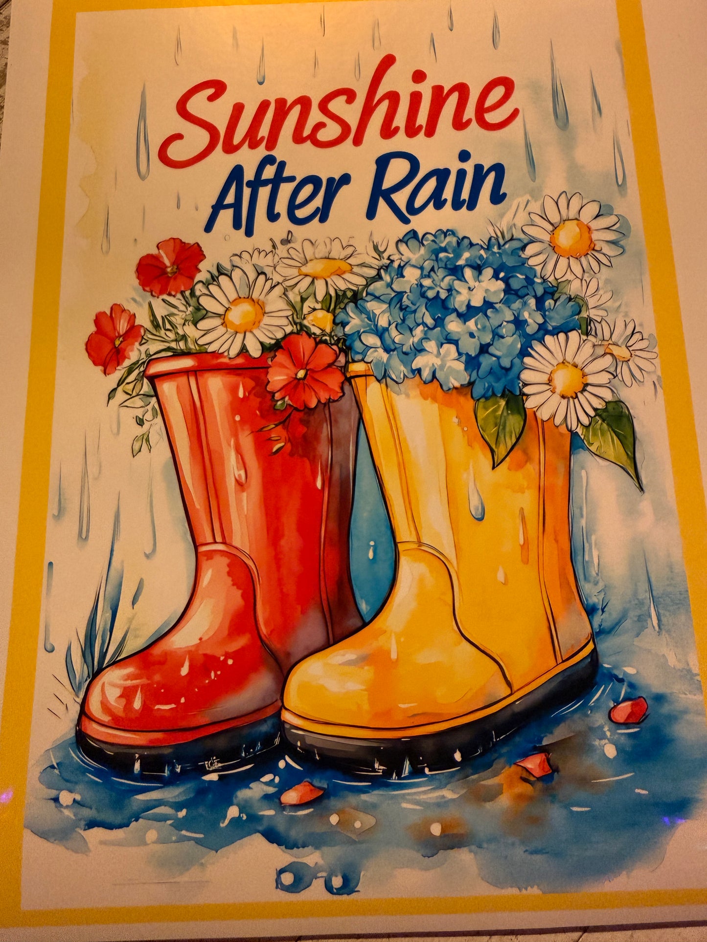 Summer rain notebook
