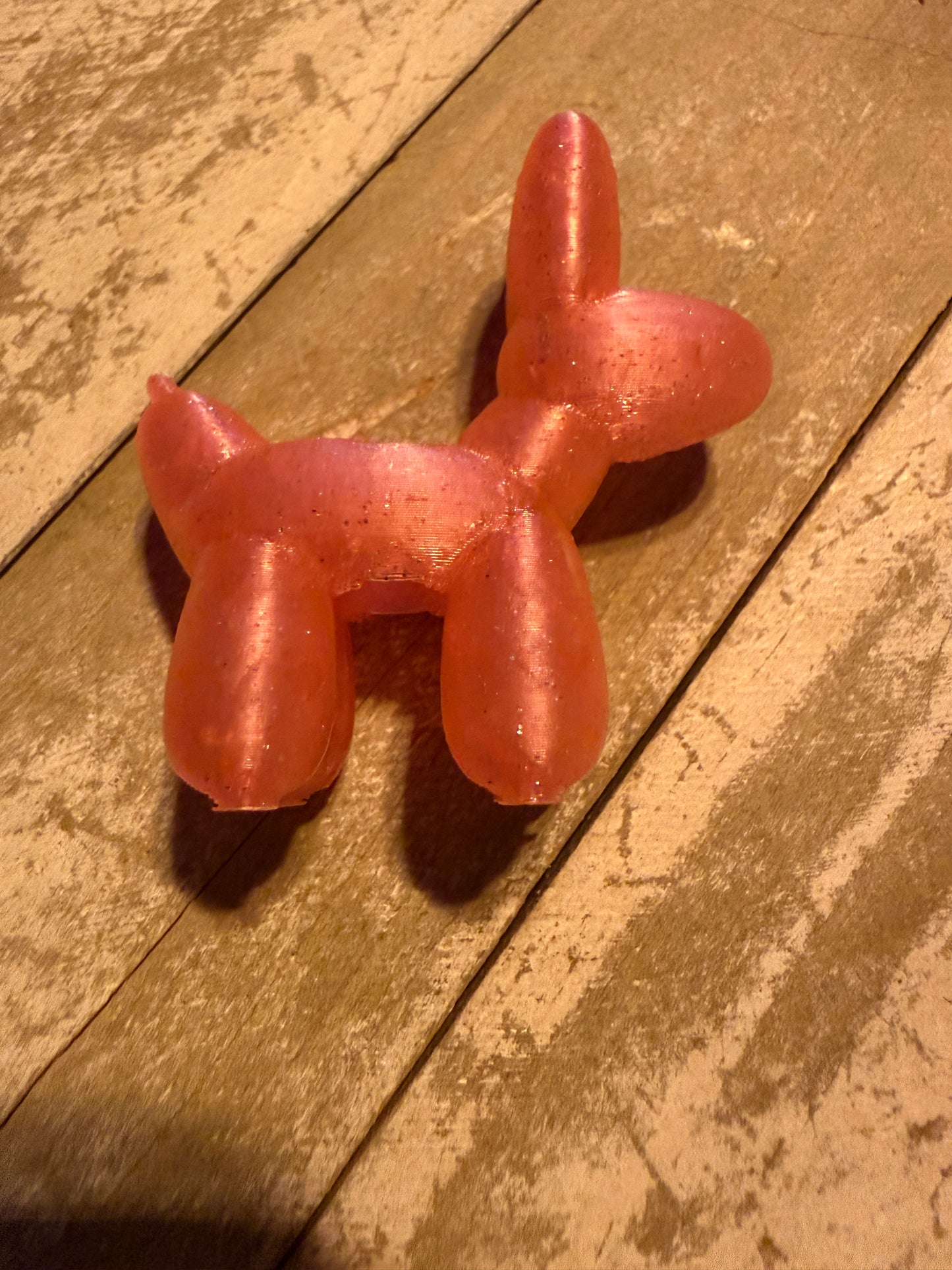 Balloon dog straw toppers