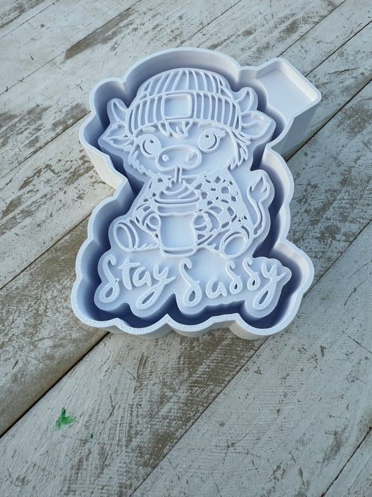 Sassy cow freshie mold