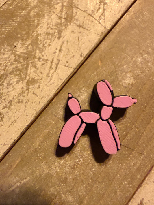Balloon dog 3d printed focal bead